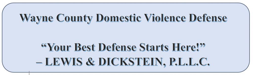 Wayne County Domestic Violence Defense