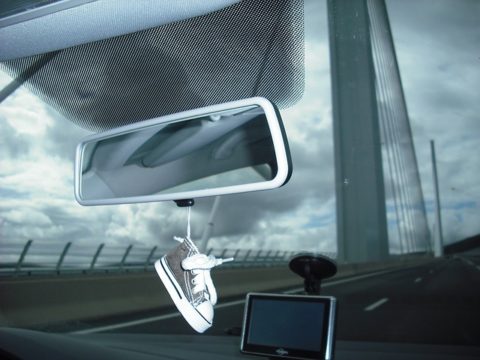 Is it illegal to hang items from your rearview mirror in Missouri? Maybe
