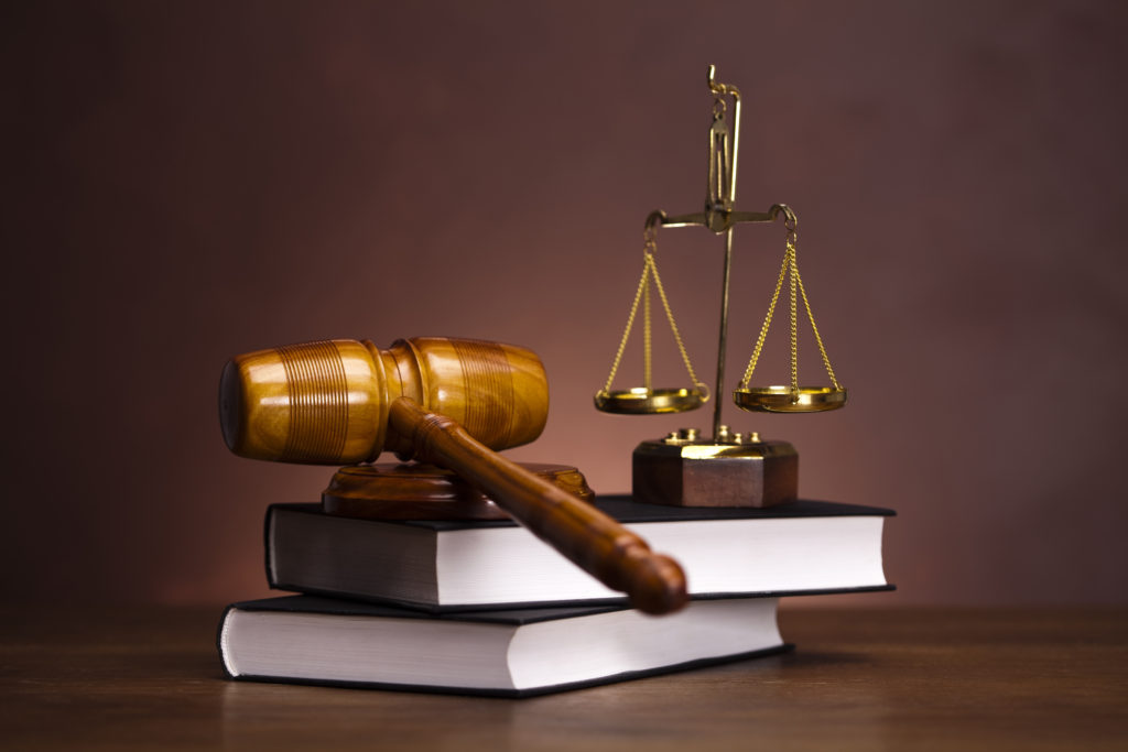 Gavel Scales and Law Books