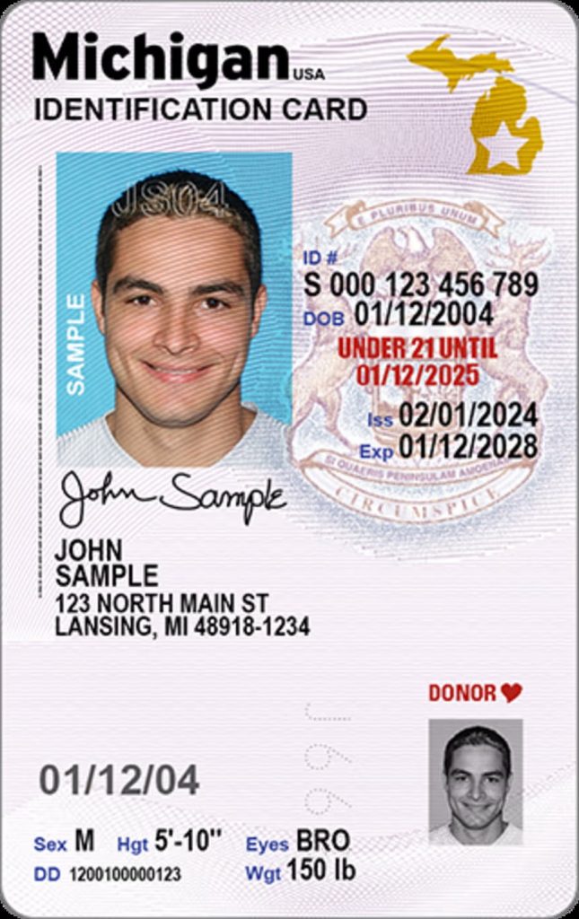 Michigan Photo ID Card