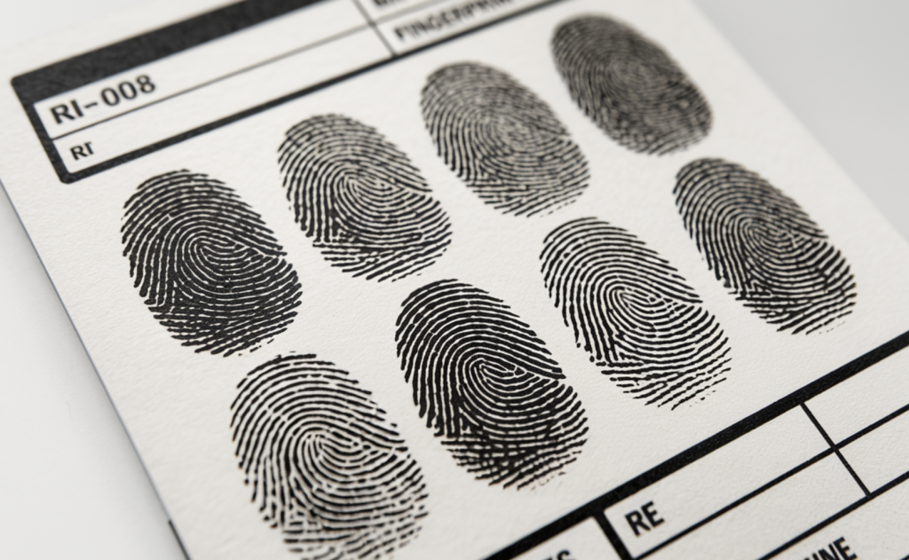 RI-008 Fingerprint expungement card