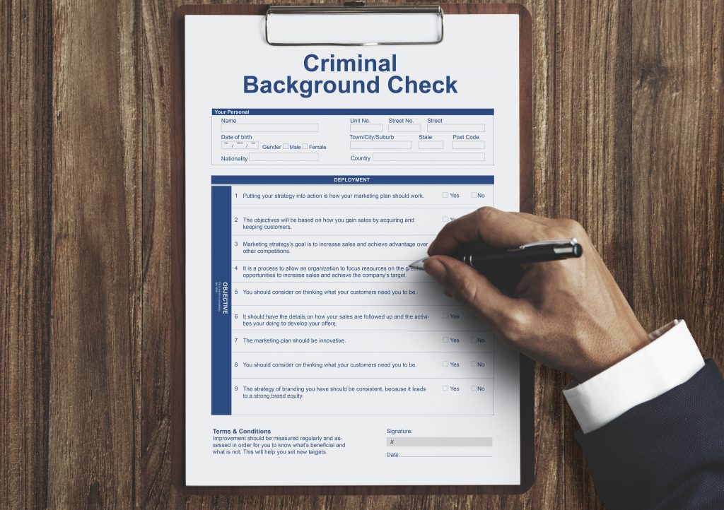 background check criminal record expungement